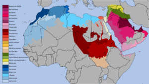 Carte des dialectes arabes - Wikipedia